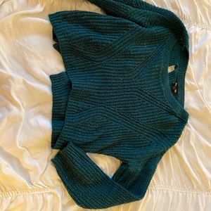 Teal sweater